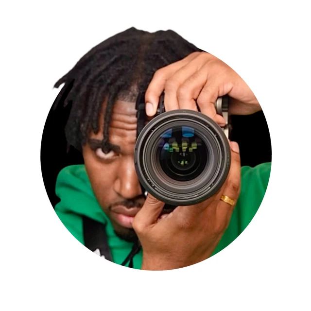Markeith Hall behind his camera